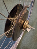 Used: single speed bolt on rear wheel.